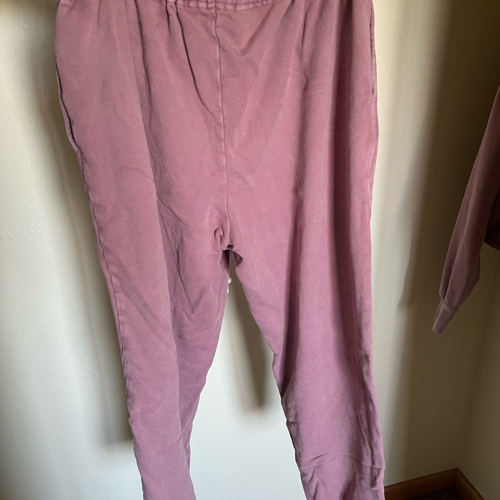 Lucky Brand Pink Sweatshirt and Sweatpants Set l Size M - Picture 6 of 8